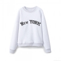 Women Casual Heather Grey Sweatshirt Shorts Set 85 Cotton Fleece Lined New York Collegiate Embroidery Two Piece Loungewear Sporty Streetwear Outfit